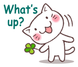 Cats & Clover 4(English) sticker #9725773