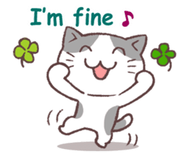 Cats & Clover 4(English) sticker #9725776