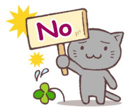 Cats & Clover 4(English) sticker #9725783