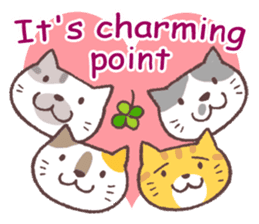 Cats & Clover 4(English) sticker #9725785