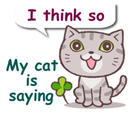 Cats & Clover 4(English) sticker #9725791