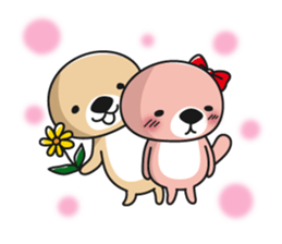 Rakko-san lovers version sticker #9726136