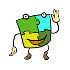 Jigsaw-Kun (illust only) sticker #9726192