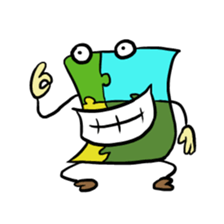 Jigsaw-Kun (illust only) sticker #9726199