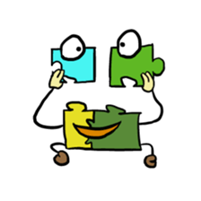 Jigsaw-Kun (illust only) sticker #9726214