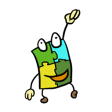 Jigsaw-Kun (illust only) sticker #9726222