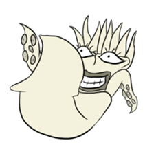 strange squid sticker #9726352