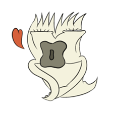 strange squid sticker #9726359