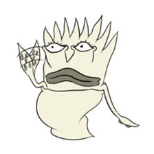 strange squid sticker #9726376