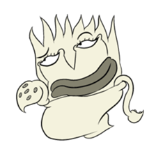 strange squid sticker #9726384