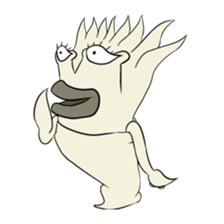 strange squid sticker #9726389