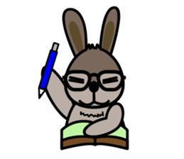 Fan Fan Polar Bear & KK Rabbit sticker #9726679