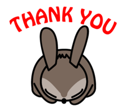 Fan Fan Polar Bear & KK Rabbit sticker #9726684