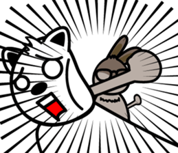 Fan Fan Polar Bear & KK Rabbit sticker #9726706