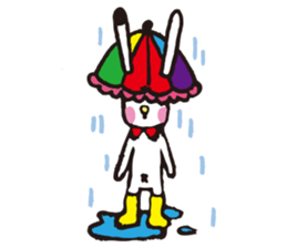 DOT rabbit sticker #9726844