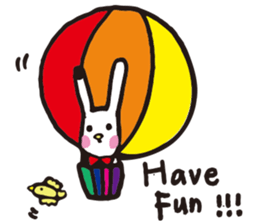 DOT rabbit sticker #9726847