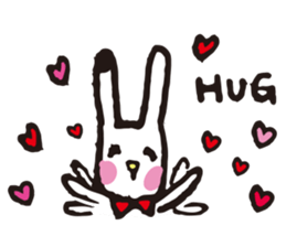 DOT rabbit sticker #9726850