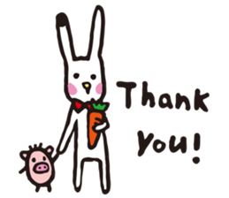 DOT rabbit sticker #9726856