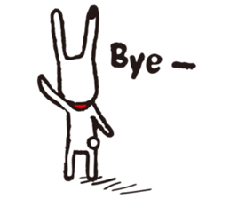 DOT rabbit sticker #9726871