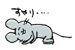 Scrawl mouse2 sticker #9727076