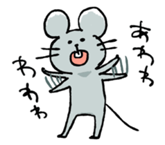 Scrawl mouse2 sticker #9727085