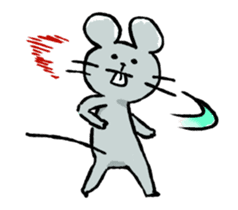 Scrawl mouse2 sticker #9727090