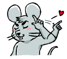 Scrawl mouse2 sticker #9727105