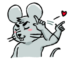 Scrawl mouse2 sticker #9727105