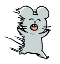 Scrawl mouse2 sticker #9727106