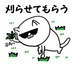 Agent white cat sticker #9727521