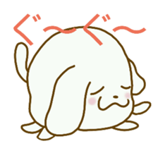 Dog speaking Japanese sticker #9727766