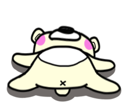 The bear which has high tension 2 sticker #9728600