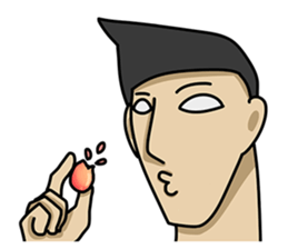 White Eyed People 2 sticker #9728688