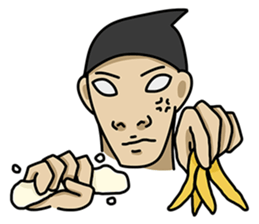 White Eyed People 2 sticker #9728690