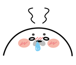 Cute seal stamp sticker #9728774