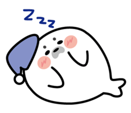 Cute seal stamp sticker #9728776