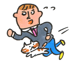 Life of me and a cat sticker #9729178