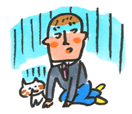 Life of me and a cat sticker #9729180