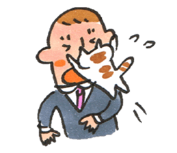 Life of me and a cat sticker #9729183