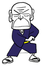 funky old man 2 sticker #9729672