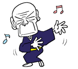 funky old man 2 sticker #9729676