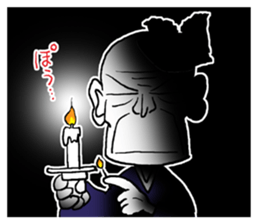 funky old man 2 sticker #9729677