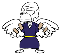 funky old man 2 sticker #9729681