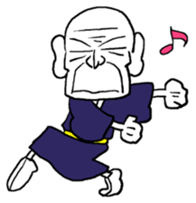 funky old man 2 sticker #9729685