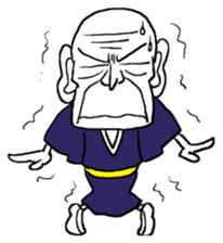 funky old man 2 sticker #9729696