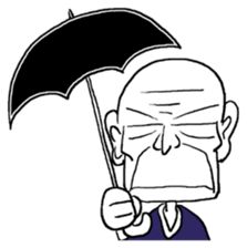 funky old man 2 sticker #9729704