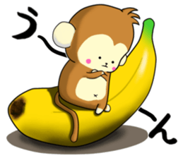The cute monkey 3rd sticker #9729796