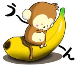 The cute monkey 3rd sticker #9729796