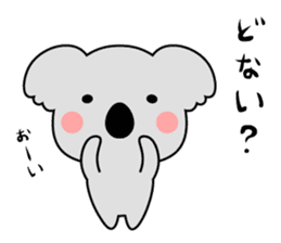 The koala which speaks Kansai accent. sticker #9729924