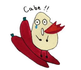 Nasi-chan sticker #9729972